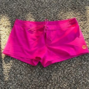 Pink ROXY board shorts